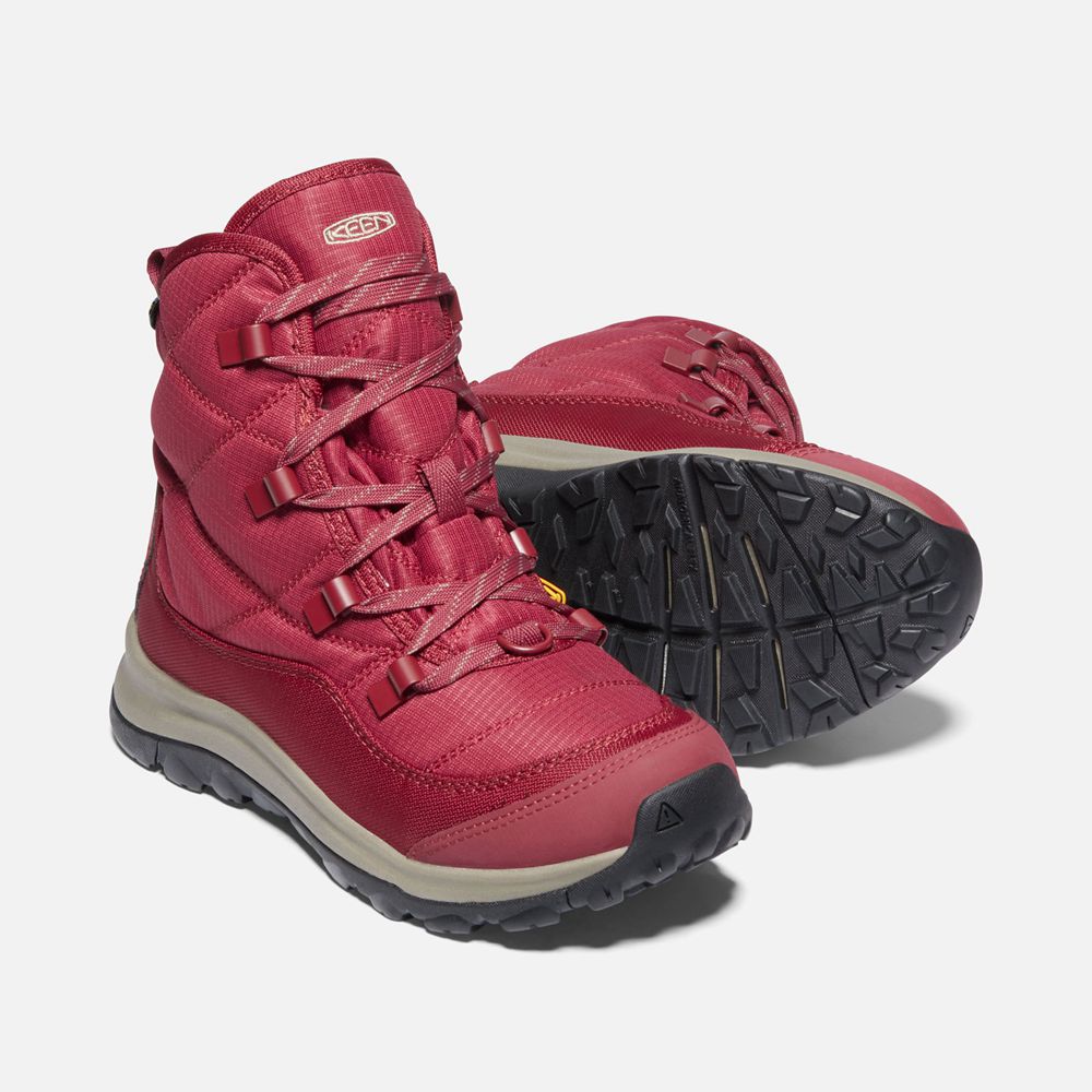 Keen Laarzen Dames Rood - Terradora Ii Waterproof - 84316-WPHC